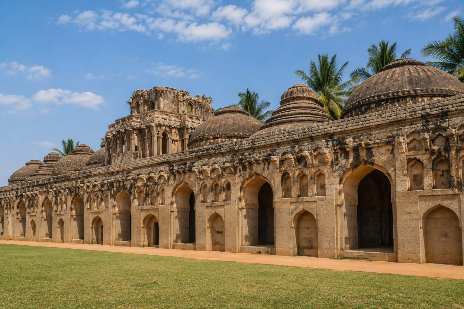 Elephant Stables Hampi