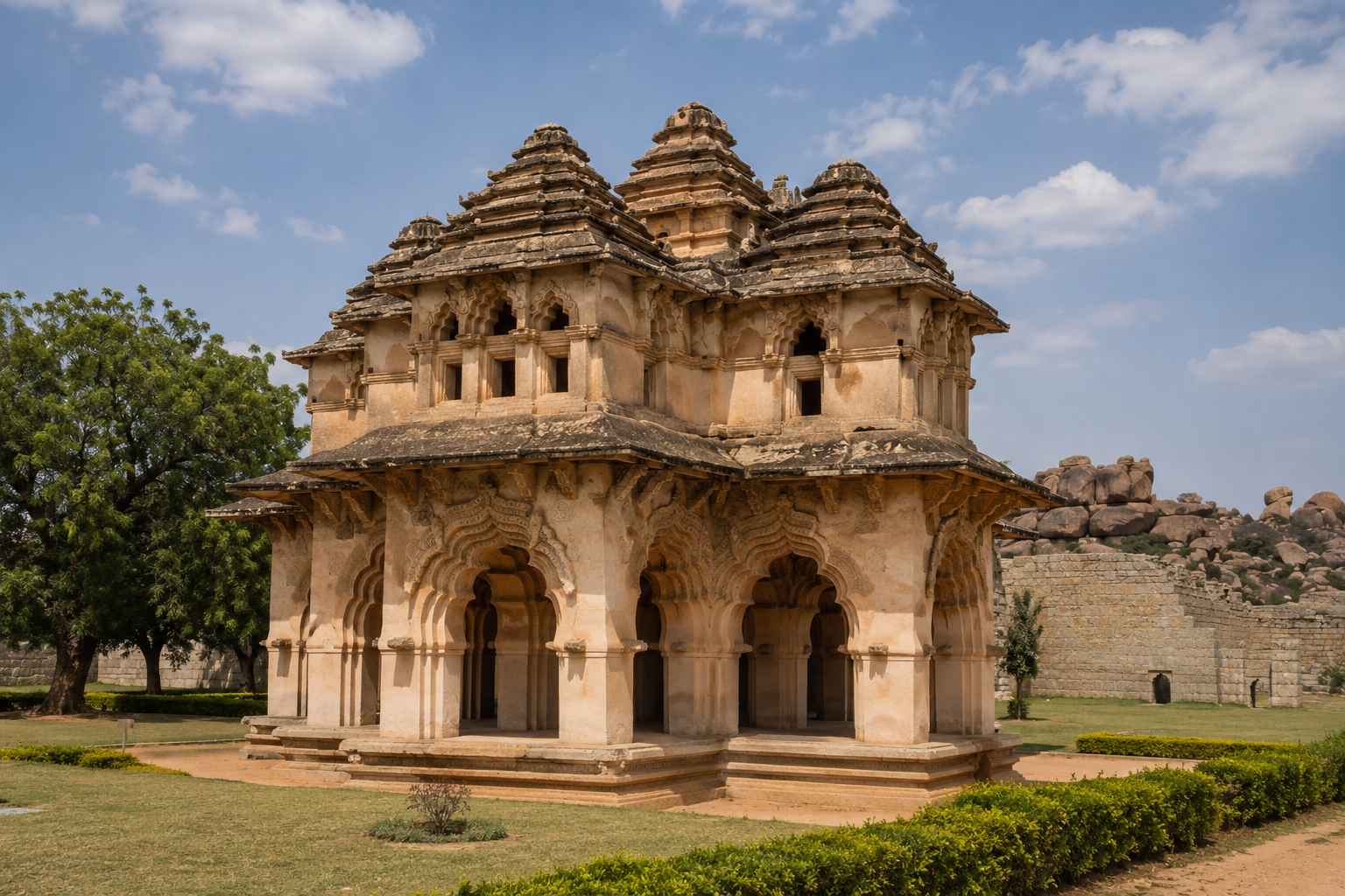 Lotus Mahal in Hampi Karnataka