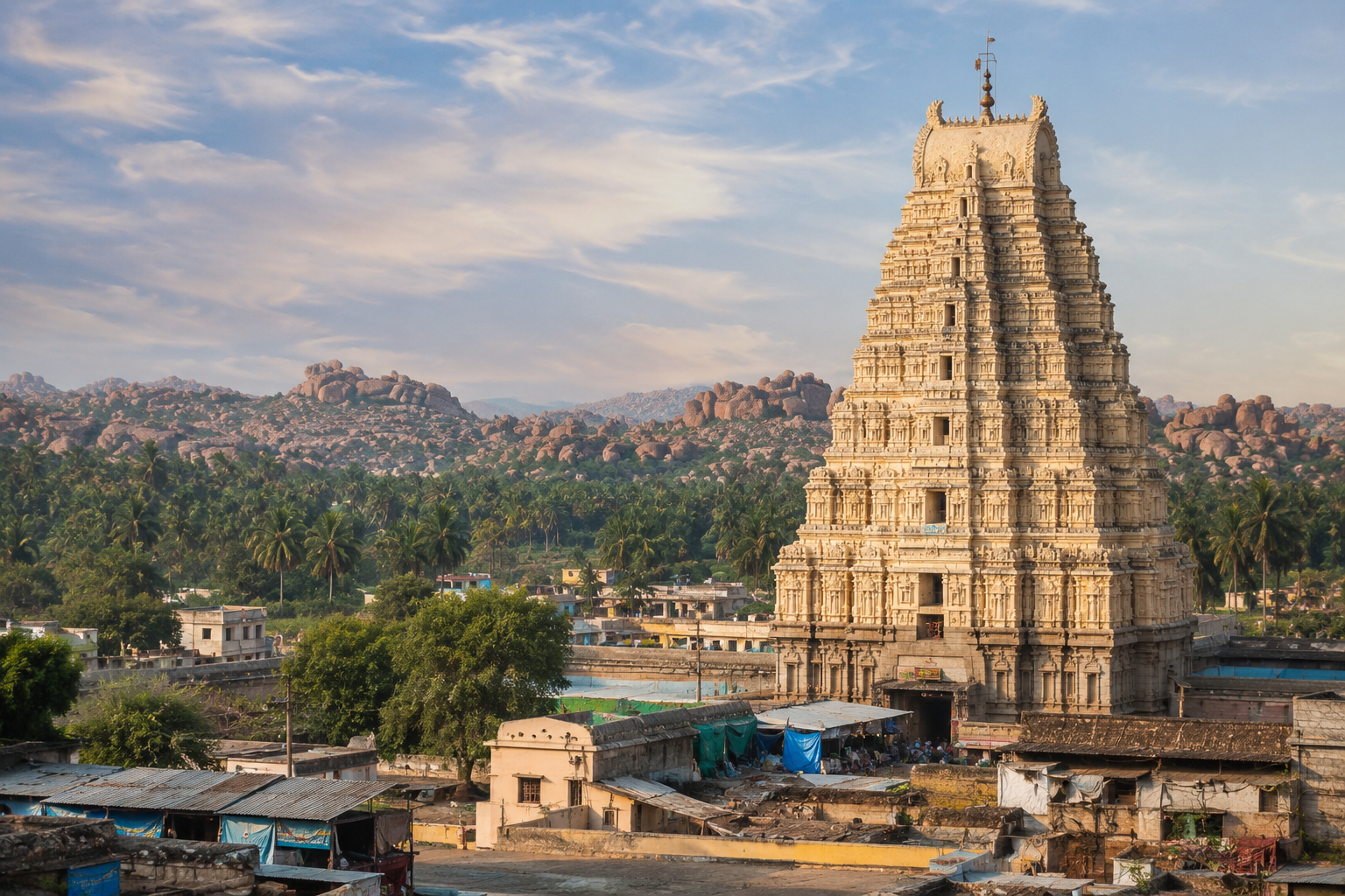 Virupaksha Temple in Hampi Karnataka